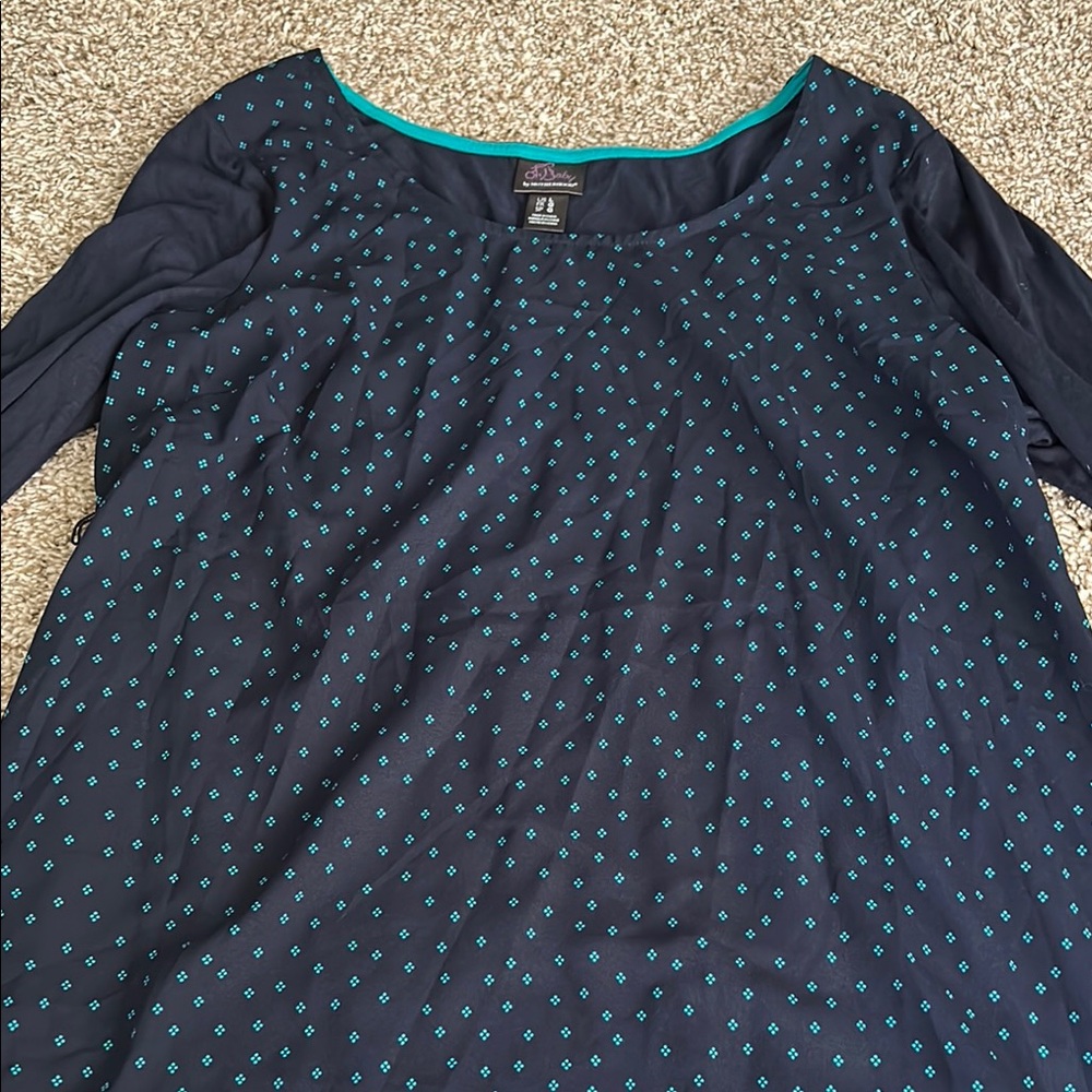 Navy maternity top